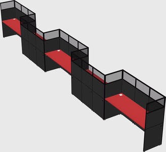 Rectangular cubicles