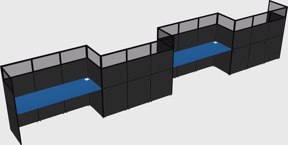 Rectangular cubicles