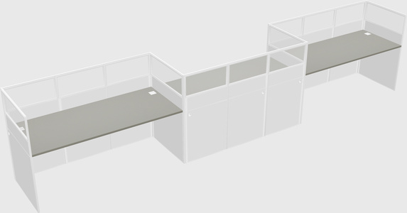 Rectangular cubicles