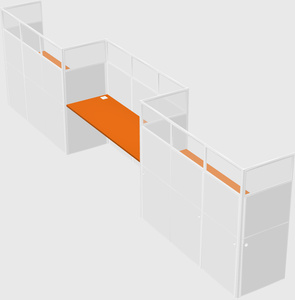 Rectangular cubicles