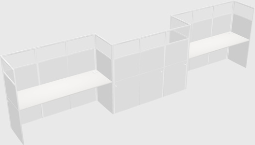 Rectangular cubicles