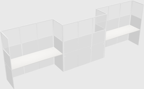 Rectangular cubicles