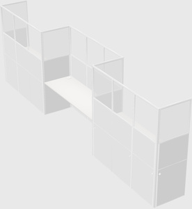 Rectangular cubicles