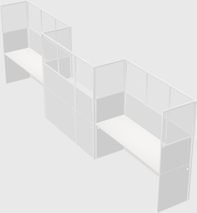 Rectangular cubicles