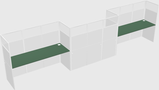 Rectangular cubicles