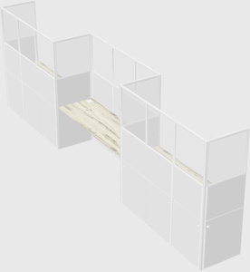 Rectangular cubicles