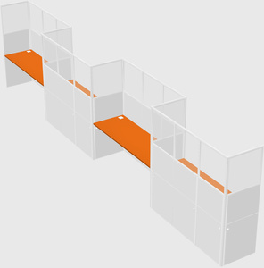 Rectangular cubicles