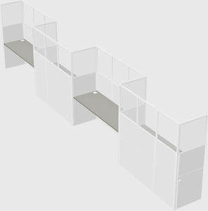 Rectangular cubicles