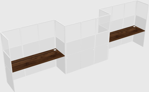 Rectangular cubicles