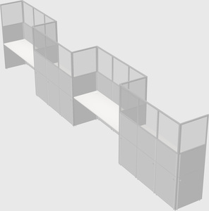 Rectangular cubicles