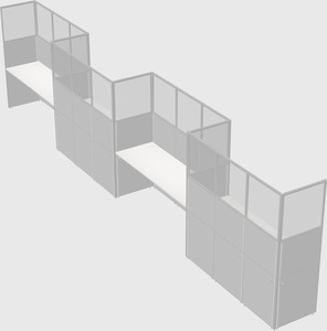 Rectangular cubicles