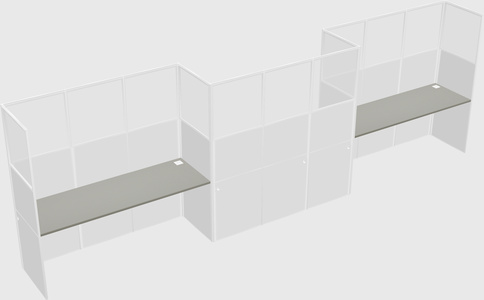 Rectangular cubicles