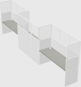 Rectangular cubicles