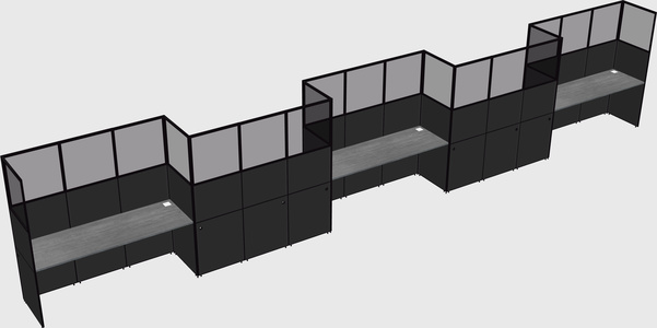 Cabines rectangulaires
