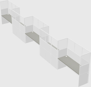 Cabines rectangulaires