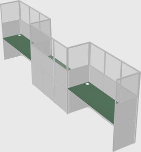 Cabines rectangulaires