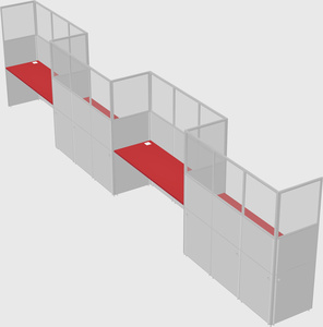 Rectangular cubicles