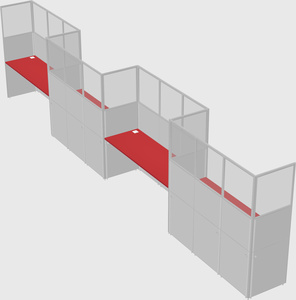 Rectangular cubicles