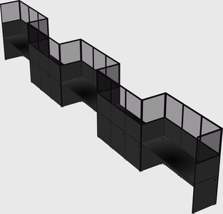 Rectangular cubicles