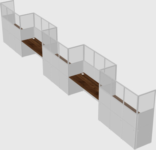Rectangular cubicles