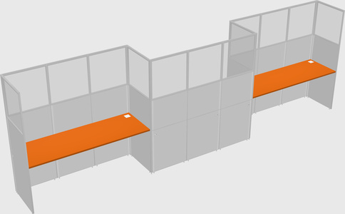 Rectangular cubicles