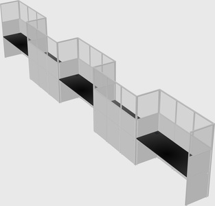 Rectangular cubicles