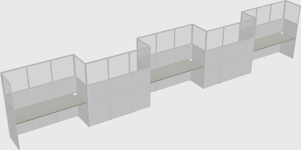 Cabines rectangulaires