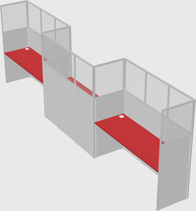 Rectangular cubicles