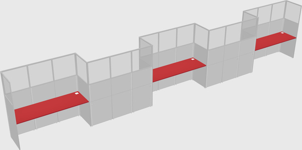 Rectangular cubicles