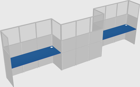 Rectangular cubicles