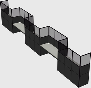 Rectangular cubicles