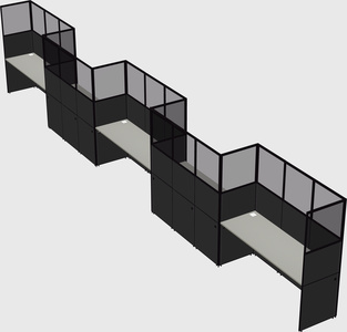Rectangular cubicles
