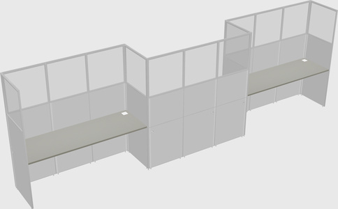 Rectangular cubicles