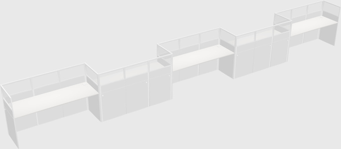 Cabines rectangulaires