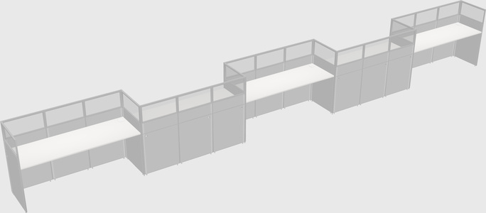 Rectangular cubicles