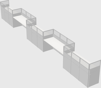 Rectangular cubicles