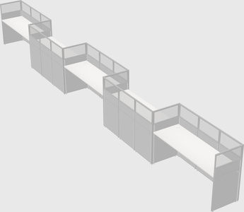 Rectangular cubicles