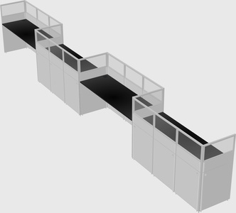 Rectangular cubicles