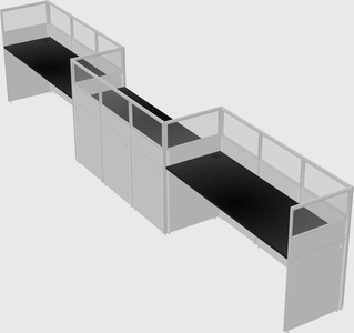 Rectangular cubicles