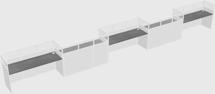 Cabines rectangulaires