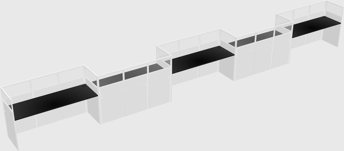 Cabines rectangulaires