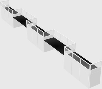 Cabines rectangulaires