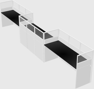 Rectangular cubicles