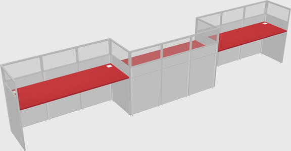 Rectangular cubicles