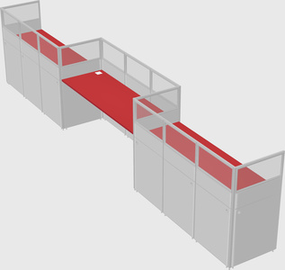 Rectangular cubicles