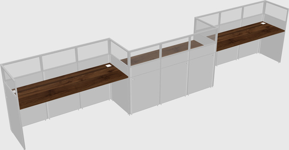 Rectangular cubicles