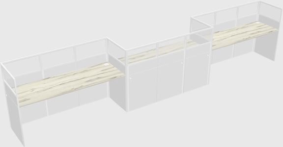 Cabines rectangulaires