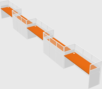 Rectangular cubicles