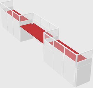 Rectangular cubicles