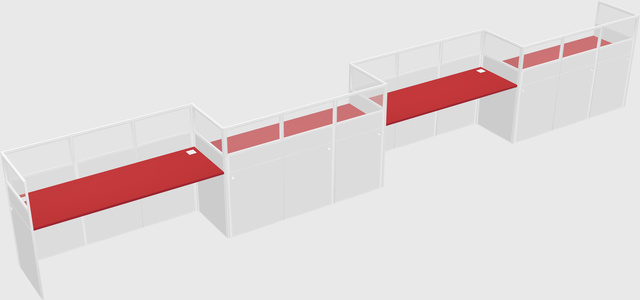 Rectangular cubicles